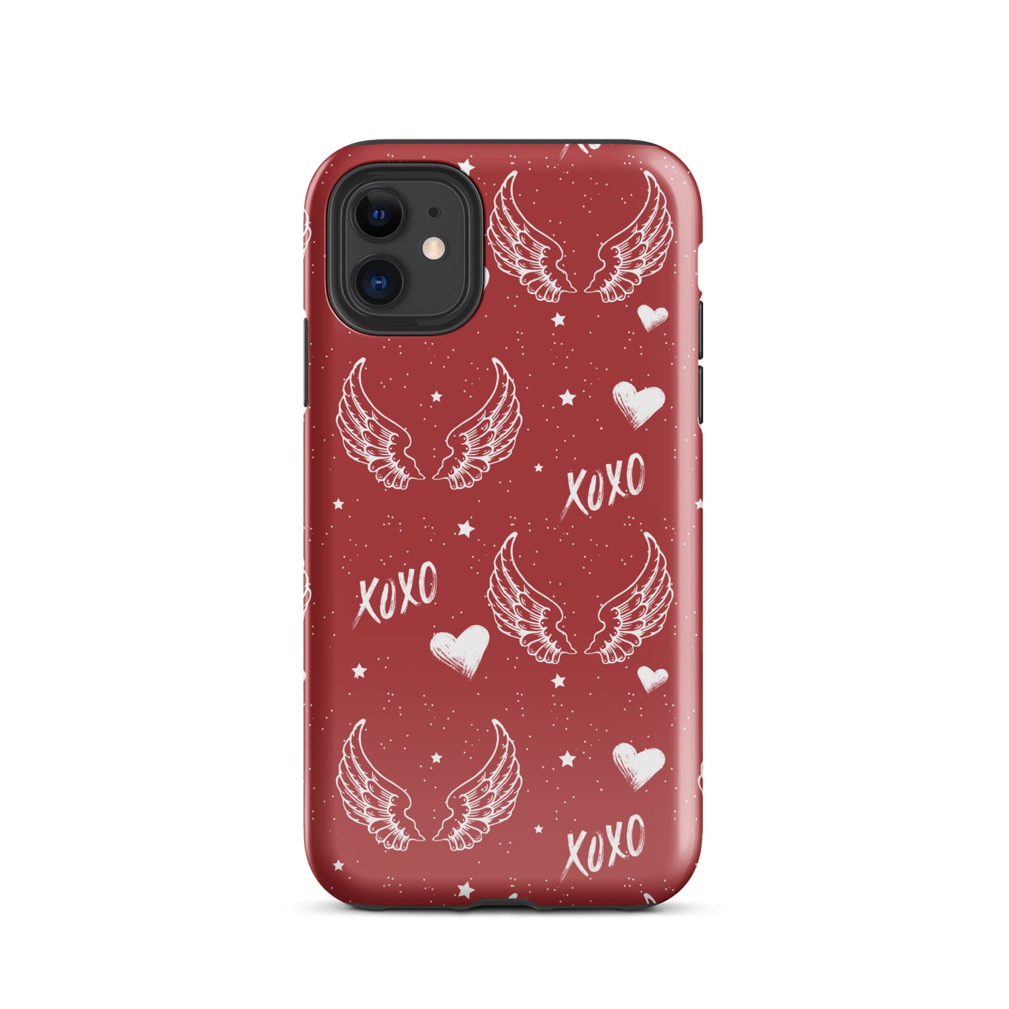 Y2K Red Angel Wings iPhone Case