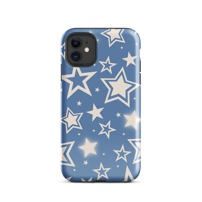 Blue Stardust iPhone Case