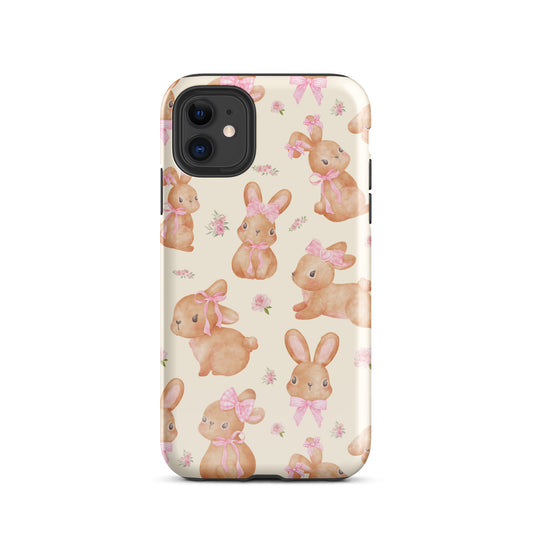 Bow Bunny iPhone Case