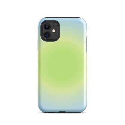 Green & Blue Aura iPhone Case