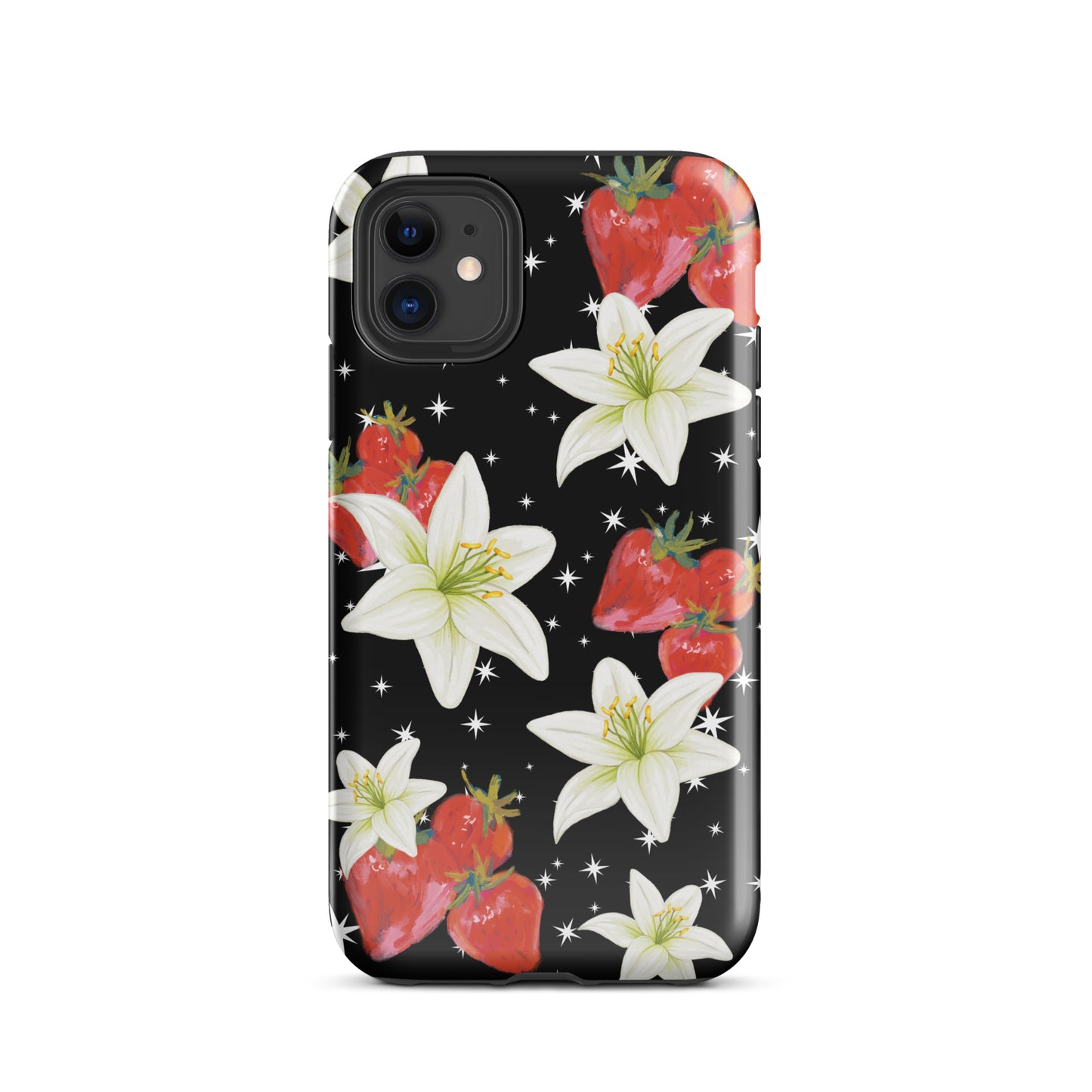 Tiger Lilies & Strawberries iPhone Case