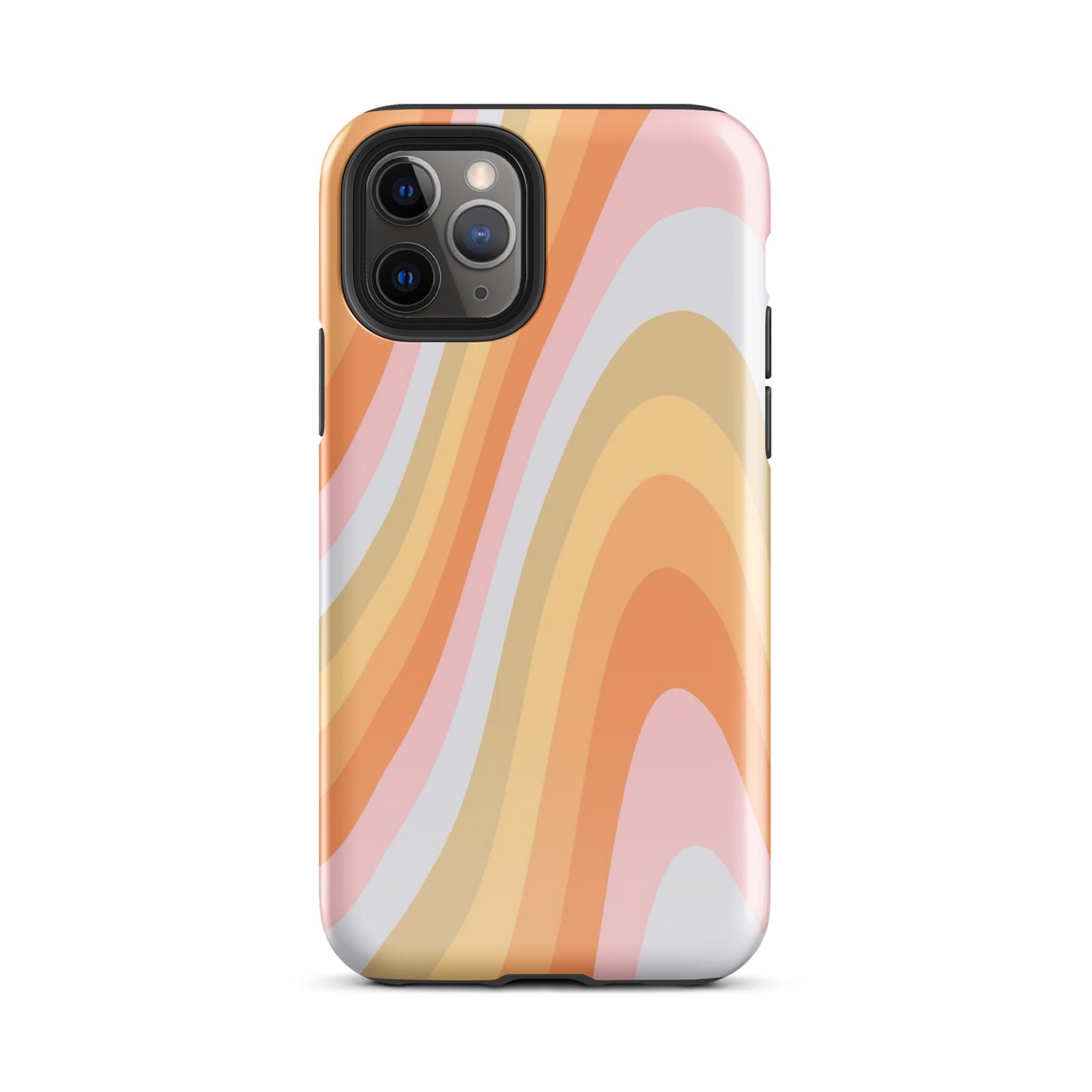 Rainbow Waves iPhone Case iPhone 11 Pro Glossy