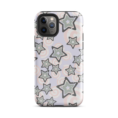 Y2K Gray Star iPhone Case Glossy iPhone 11 Pro