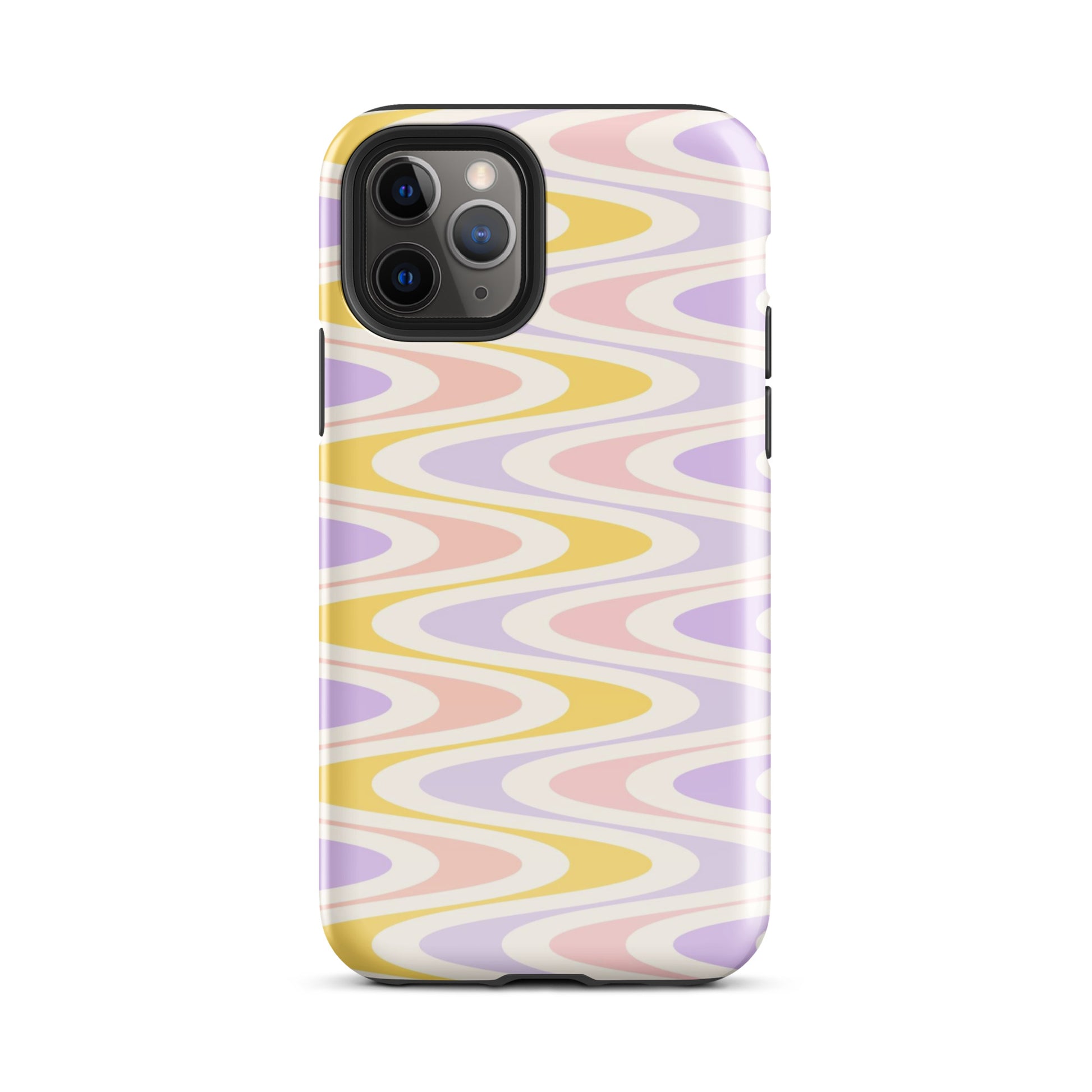 Pastel Retro Wavy iPhone Case iPhone 11 Pro Glossy