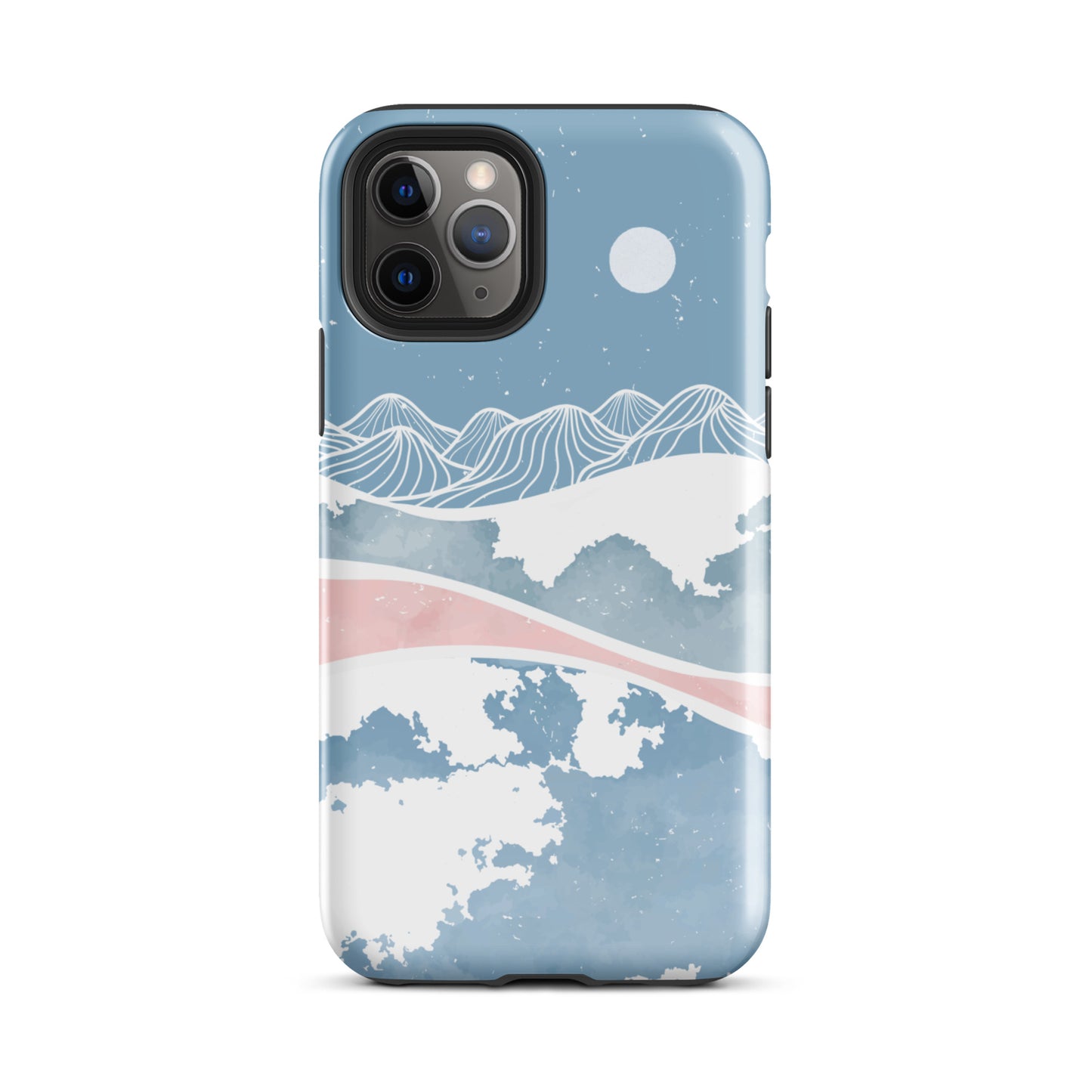 Blue Winter Night iPhone Case iPhone 11 Pro Glossy