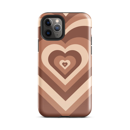 Choco Hearts iPhone Case iPhone 11 Pro Glossy
