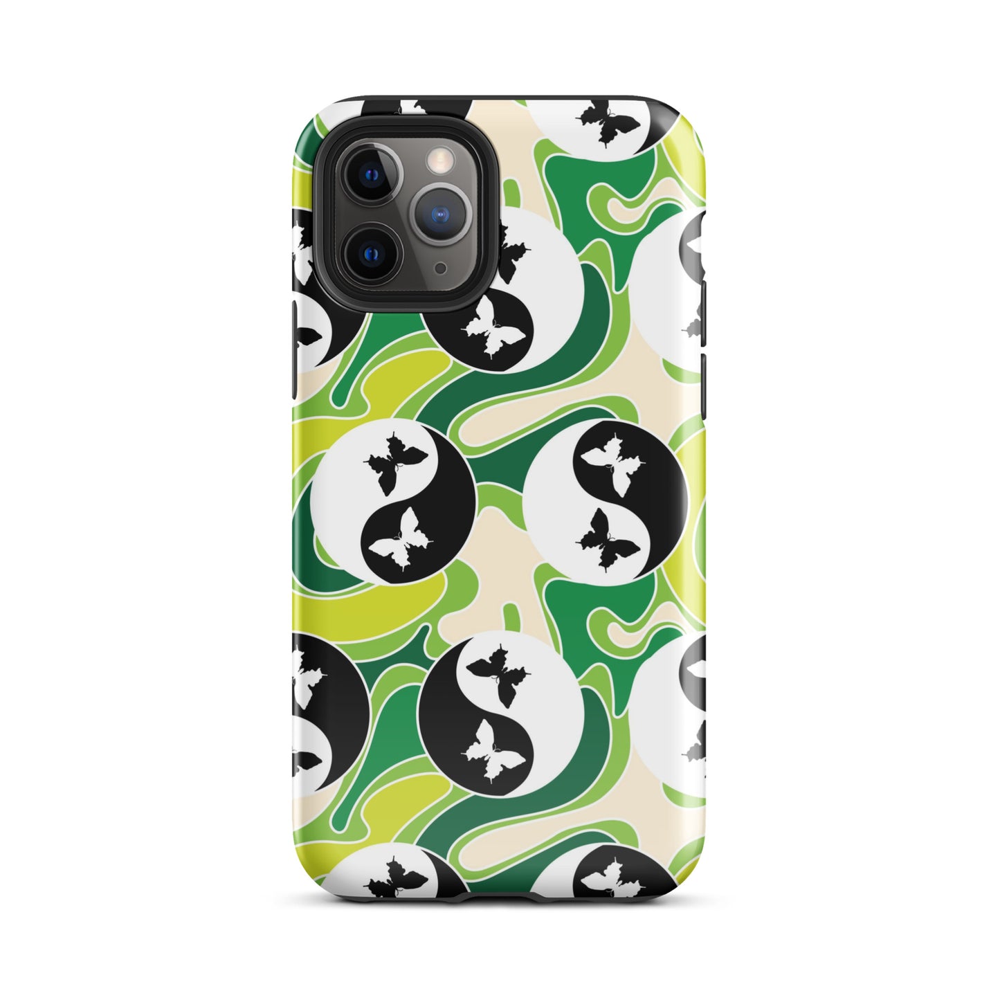 Yin Yang Butterfly iPhone Case Glossy iPhone 11 Pro