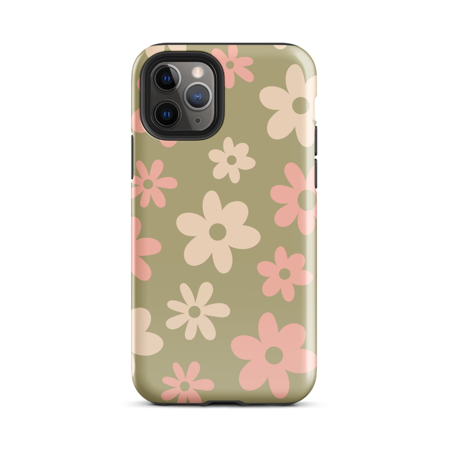 Green Flower Power iPhone Case