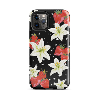 Tiger Lilies & Strawberries iPhone Case