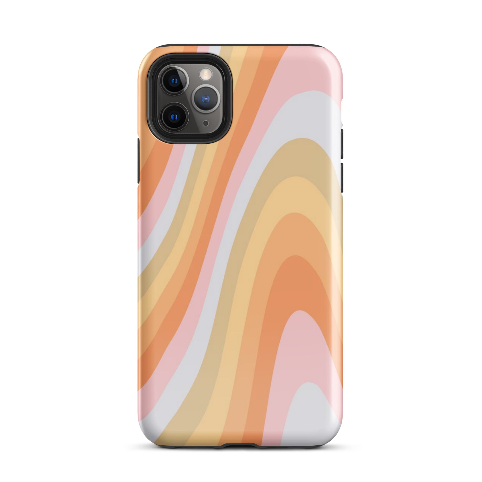 Rainbow Waves iPhone Case iPhone 11 Pro Max Glossy