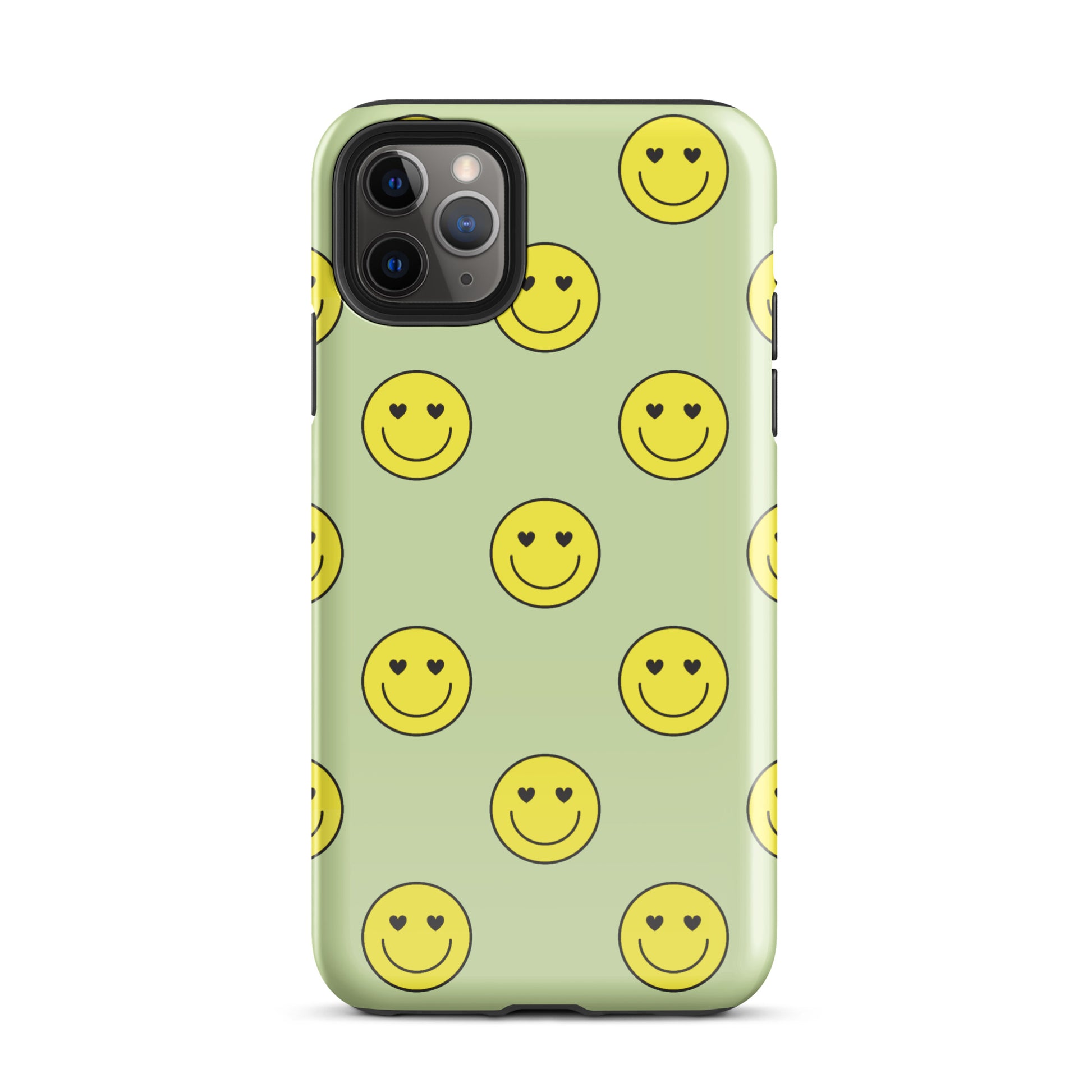 Neon Smiley Faces iPhone Case iPhone 11 Pro Max Glossy