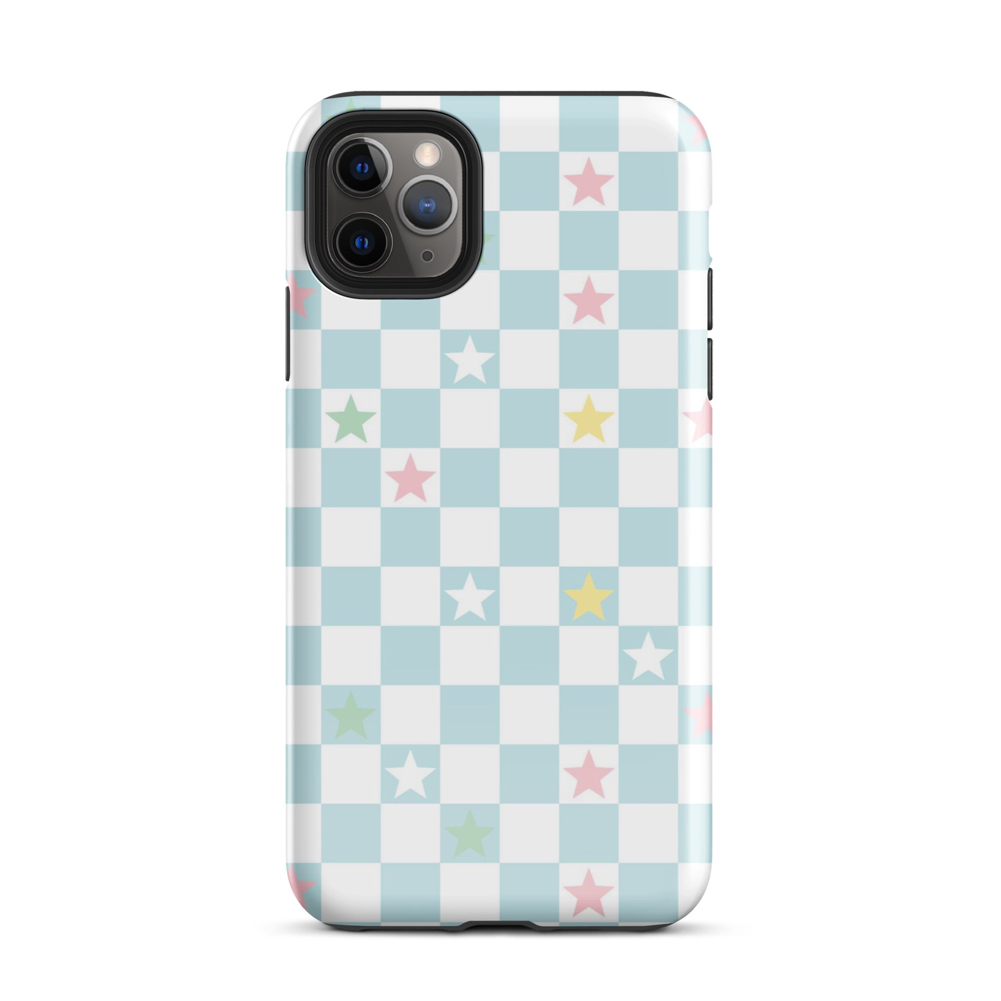 Stars Checkered iPhone Case iPhone 11 Pro Max Glossy
