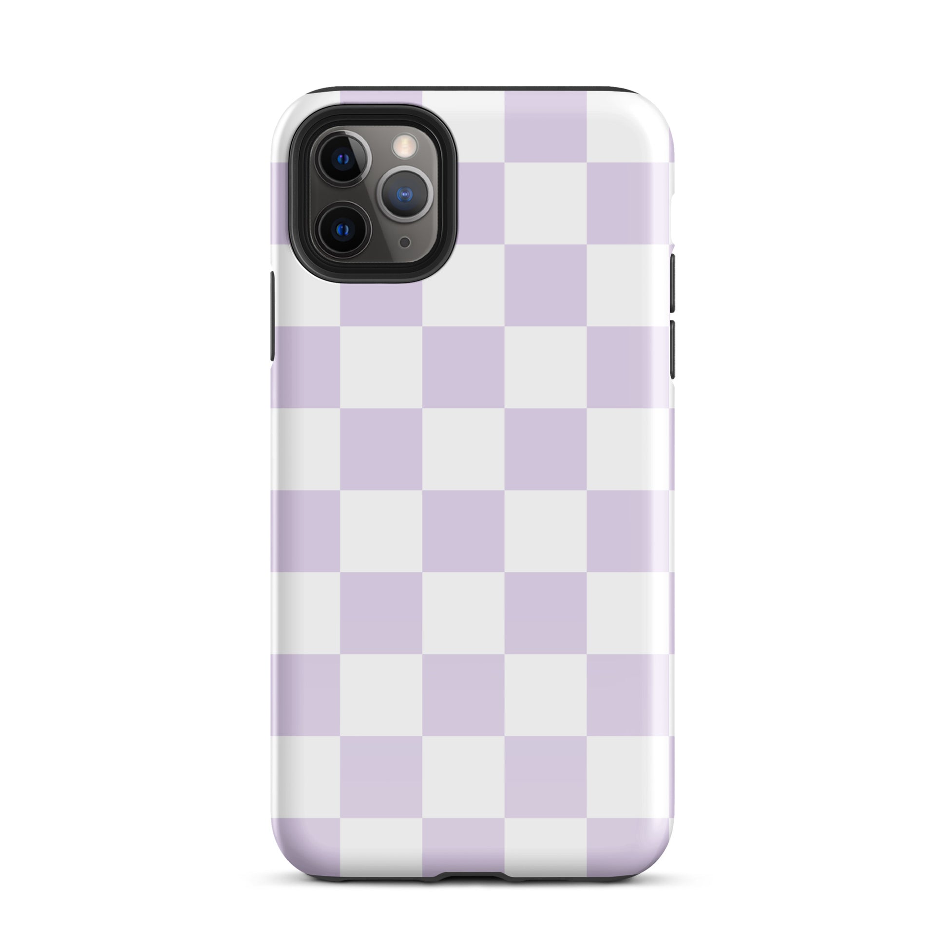 Pastel Purple Checkered iPhone Case iPhone 11 Pro Max Glossy