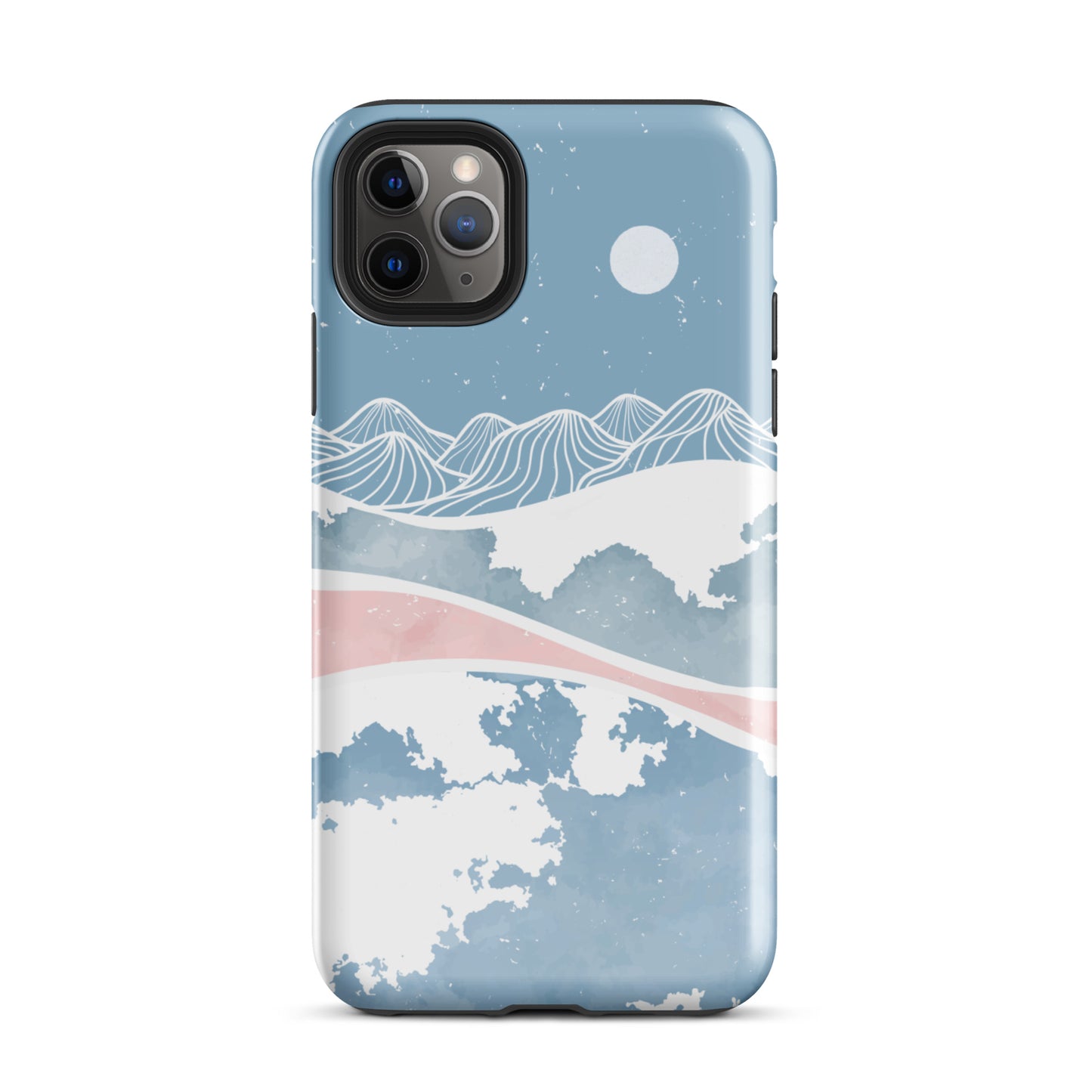 Blue Winter Night iPhone Case iPhone 11 Pro Max Glossy