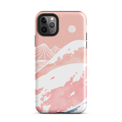 Pink Winter Night iPhone Case iPhone 11 Pro Max Glossy