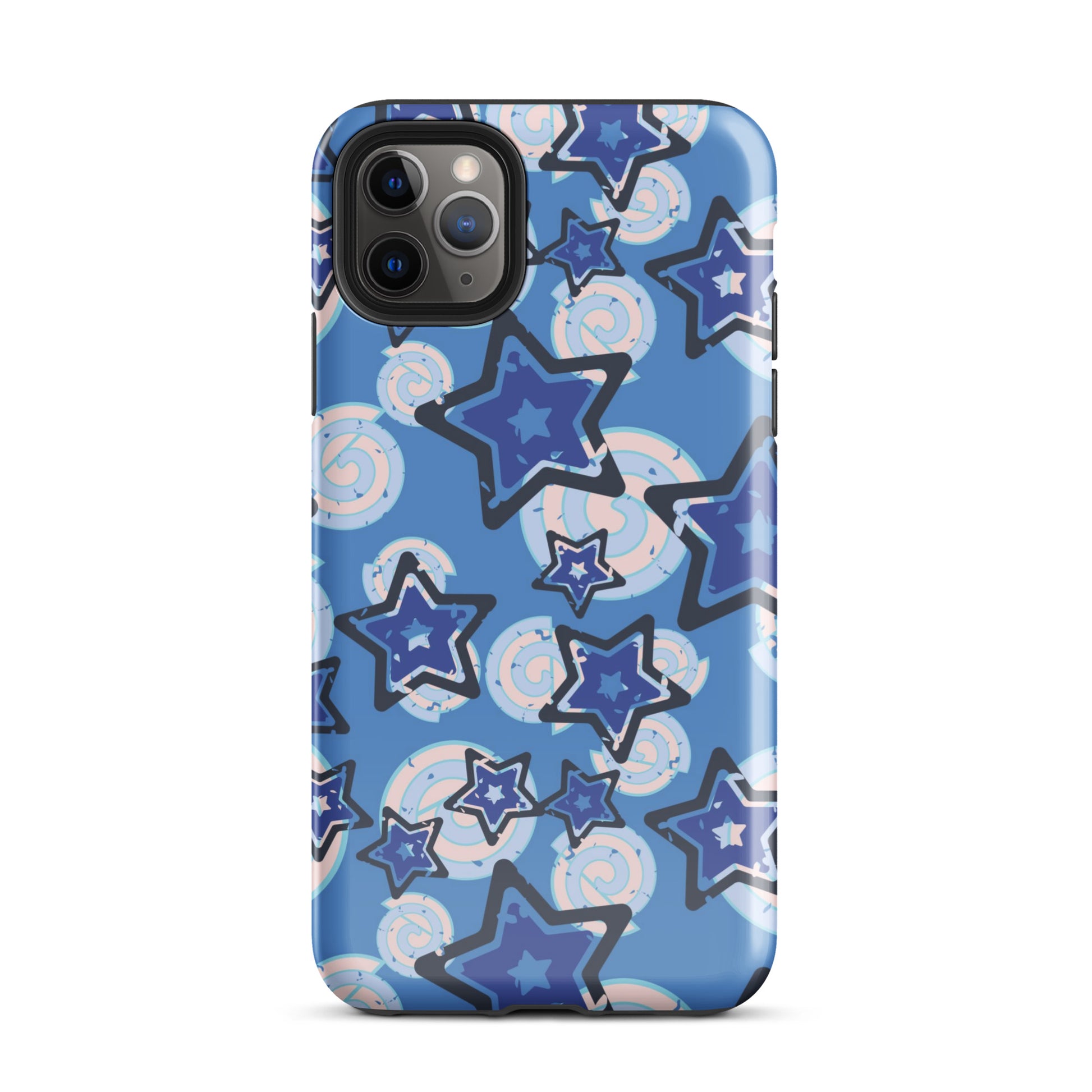 Y2K Blue Star iPhone Case iPhone 11 Pro Max Glossy