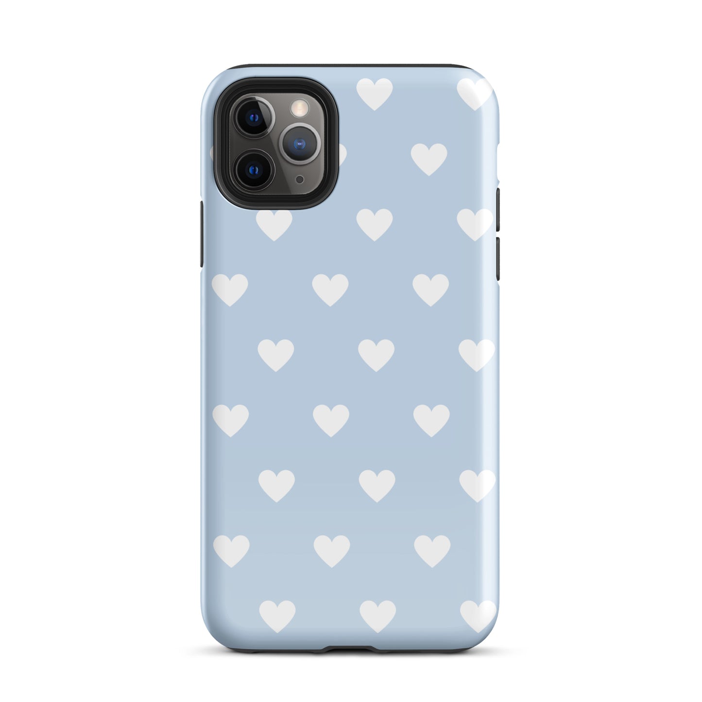 Blue Hearts iPhone Case