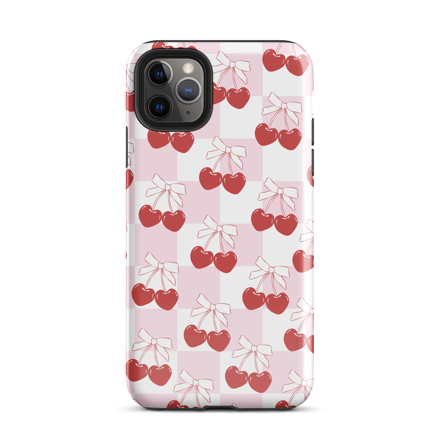 Cherry Bows Coquette iPhone Case