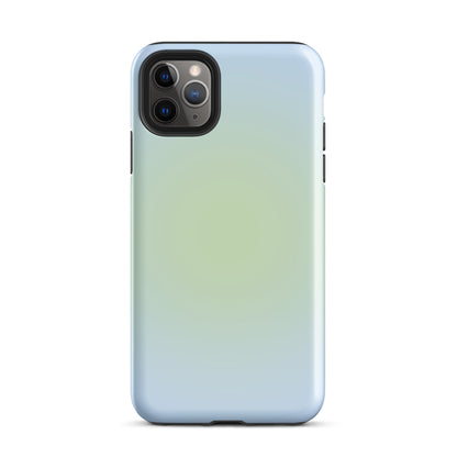 Blue & Green Aura iPhone Case