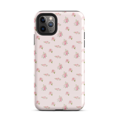 Pink Vintage Roses iPhone Case