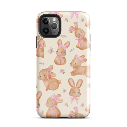 Bow Bunny iPhone Case