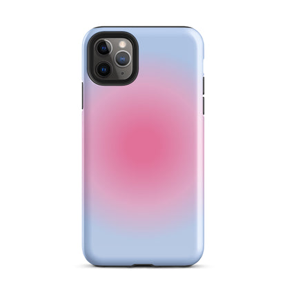 Pink & Blue Aura iPhone Case