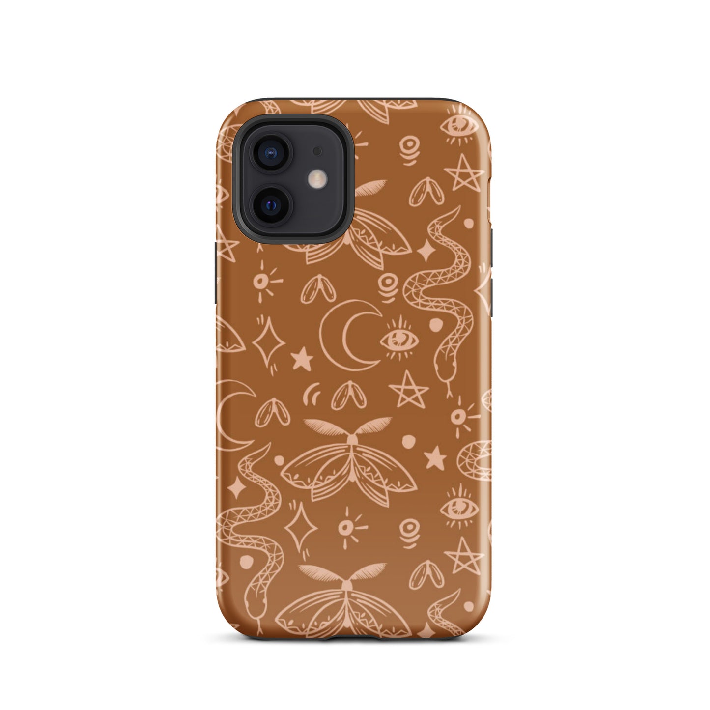 Golden Serpent iPhone Case iPhone 12 Glossy
