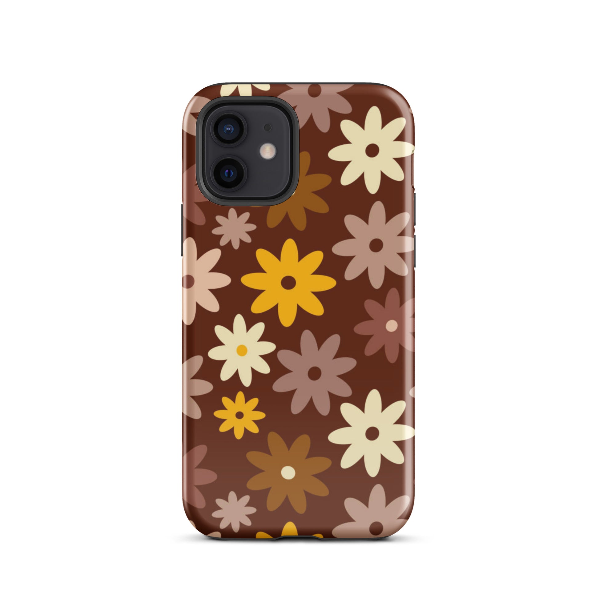 Retro Garden iPhone Case iPhone 12 Glossy