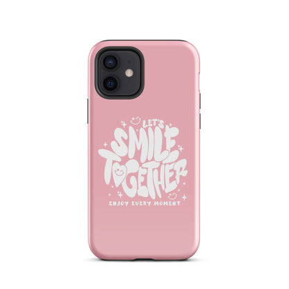 Smile Together iPhone Case iPhone 12 Glossy