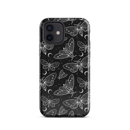 Moon Moth iPhone Case iPhone 12 Glossy