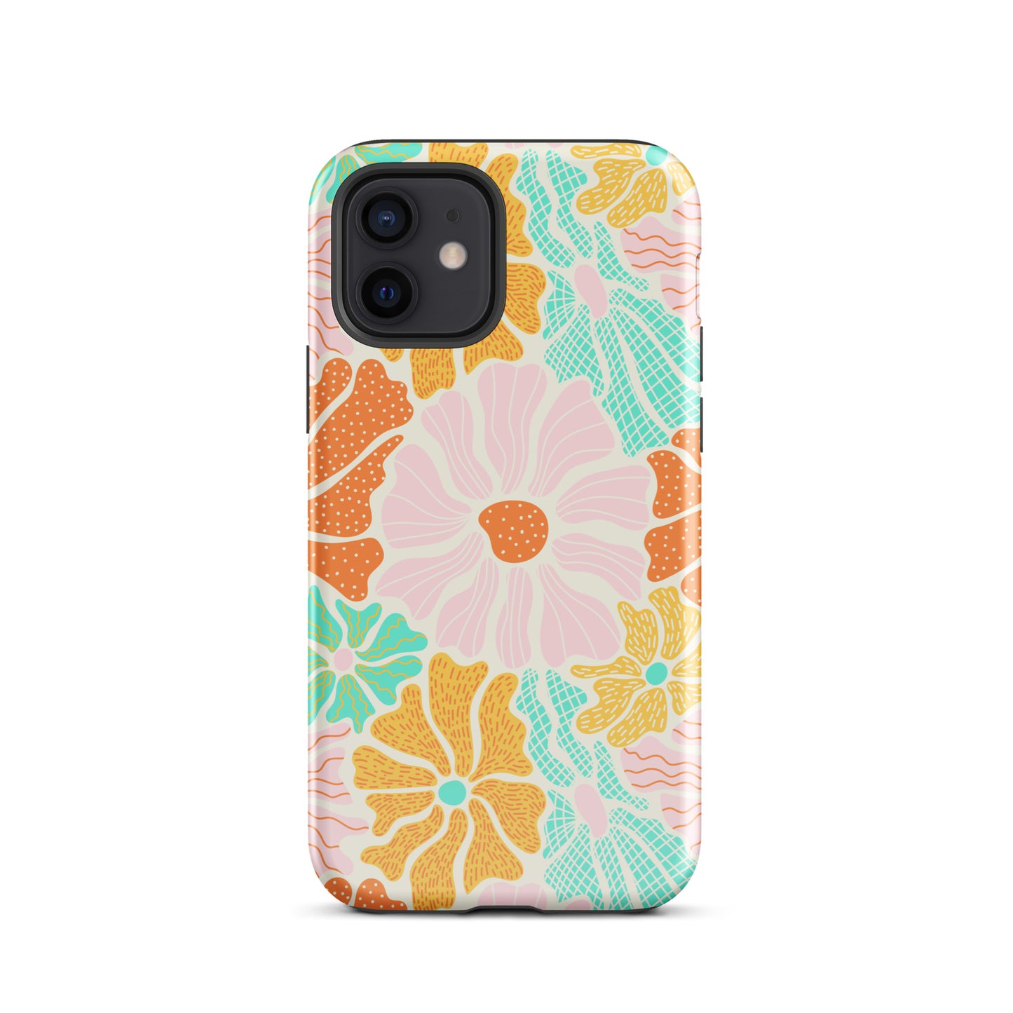 Neon Garden iPhone Case iPhone 12 Glossy