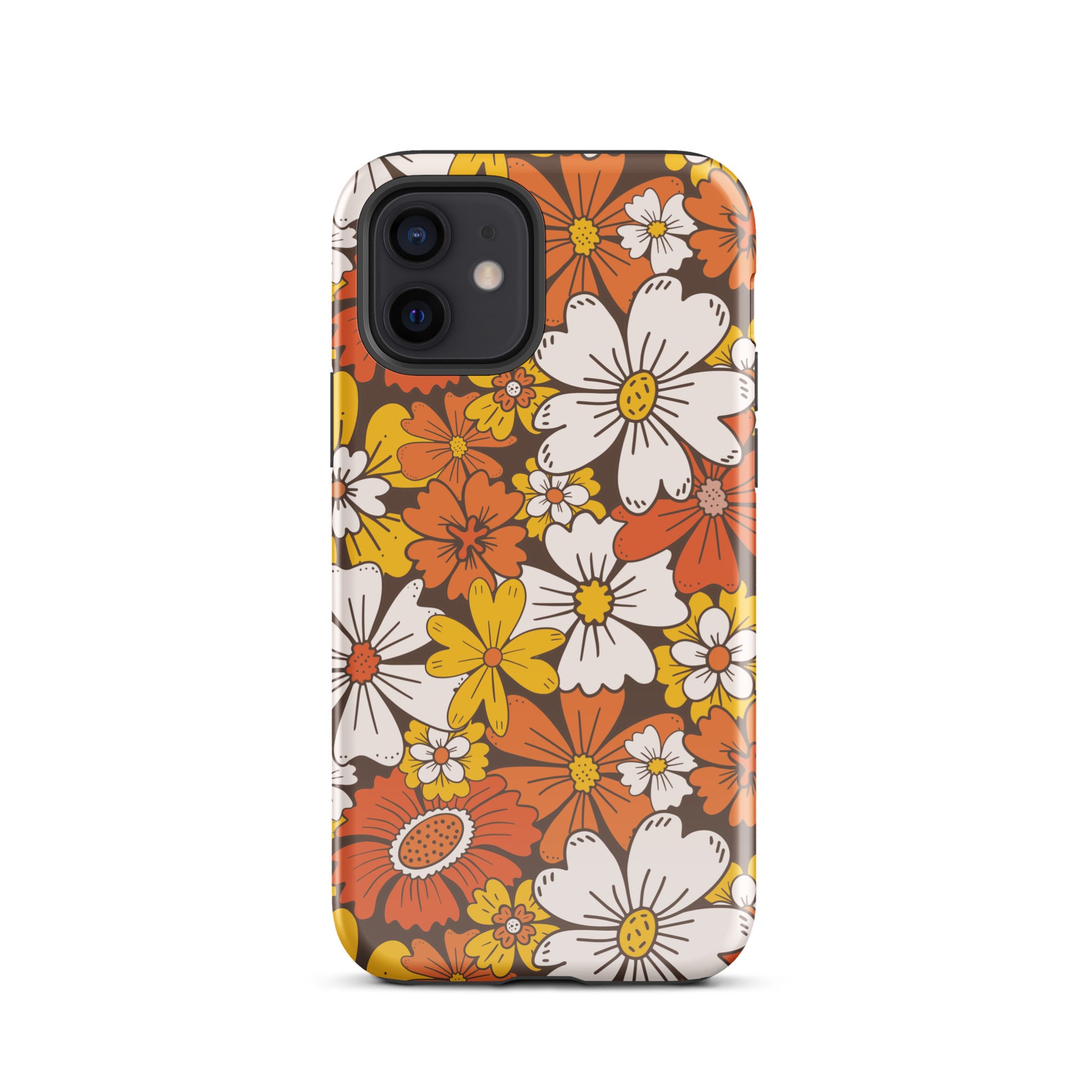 Retro Bloom iPhone Case iPhone 12 Glossy