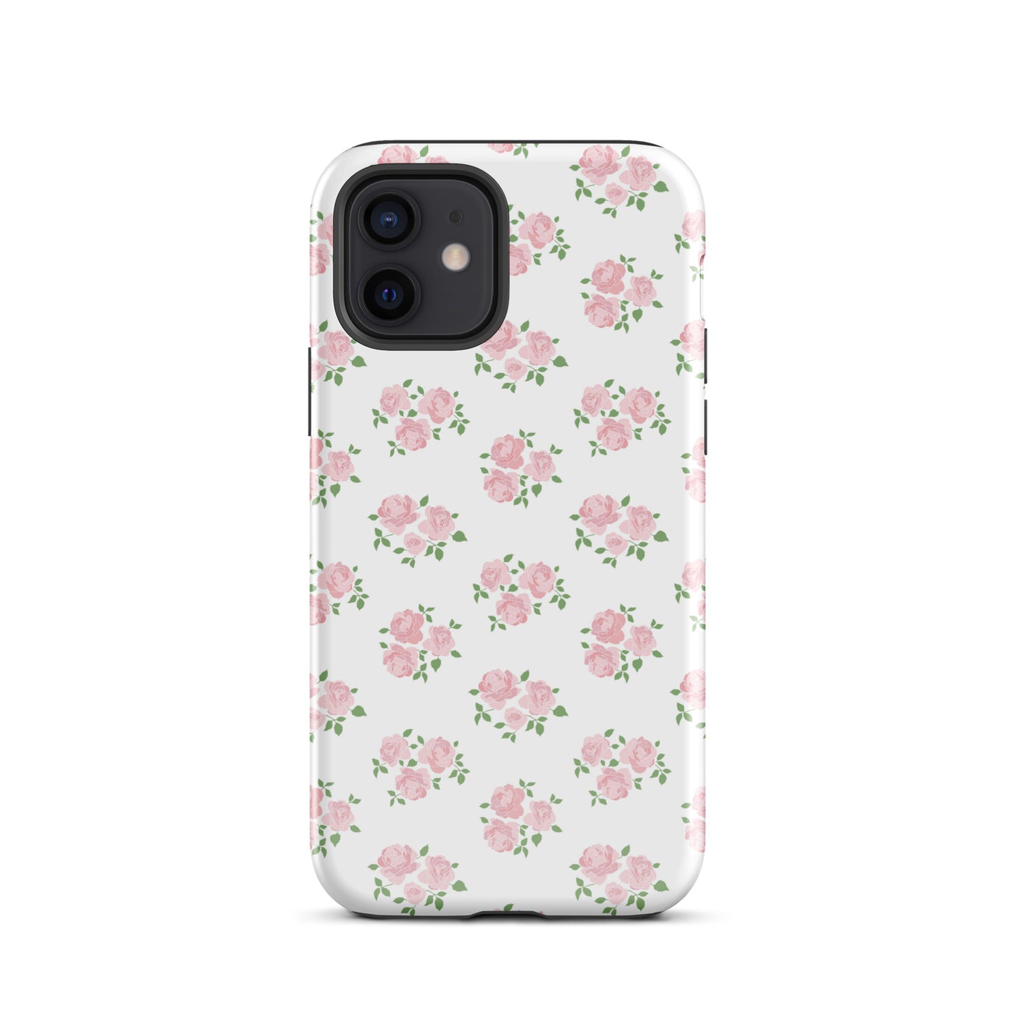 Pink Roses iPhone Case iPhone 12 Glossy