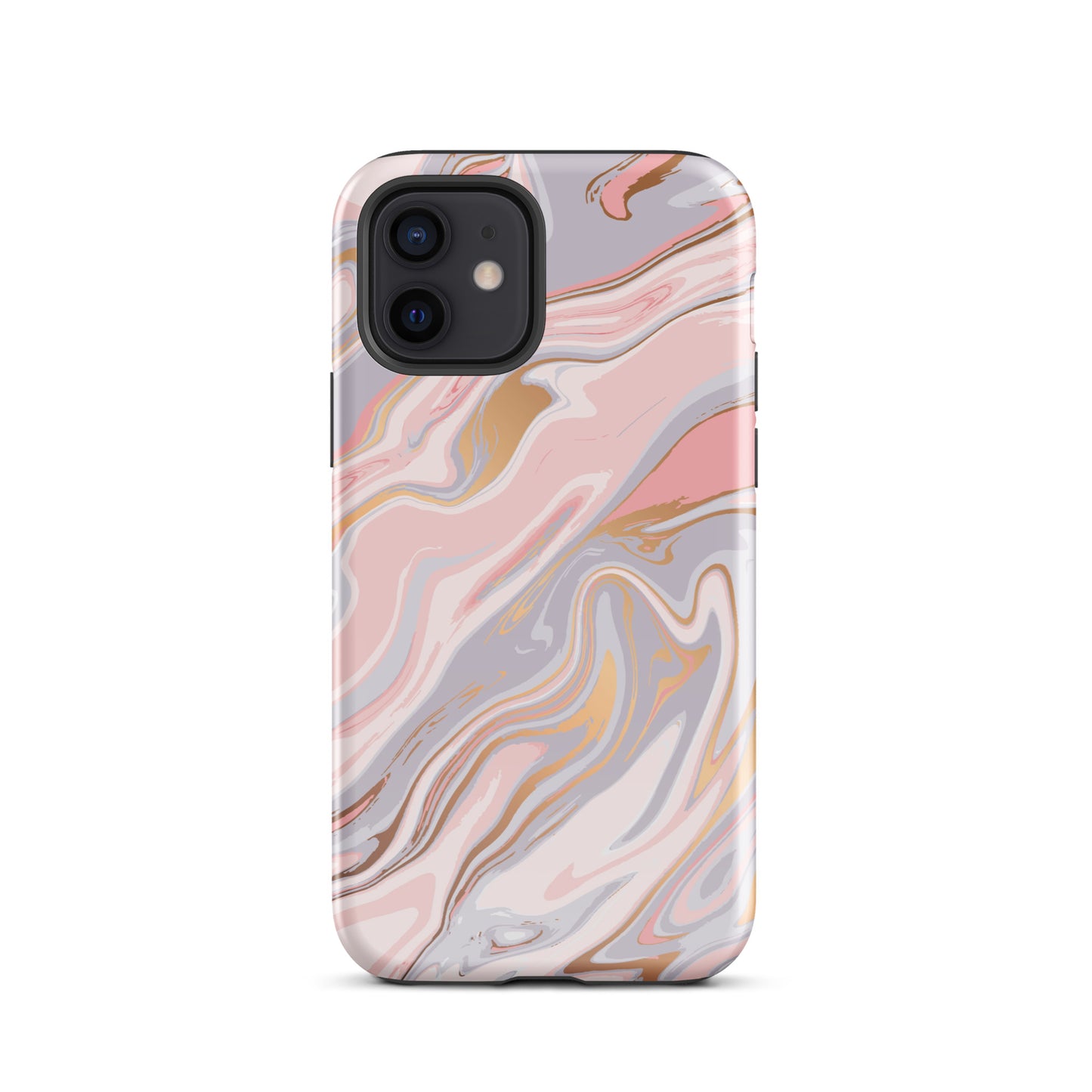 Rose Marble iPhone Case iPhone 12 Glossy