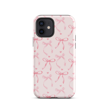 Blushing Bow iPhone Case