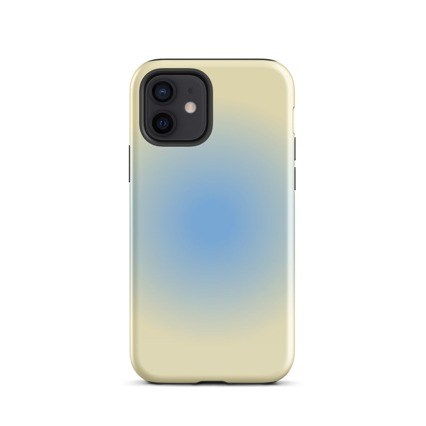 Blue & Yellow Aura iPhone Case