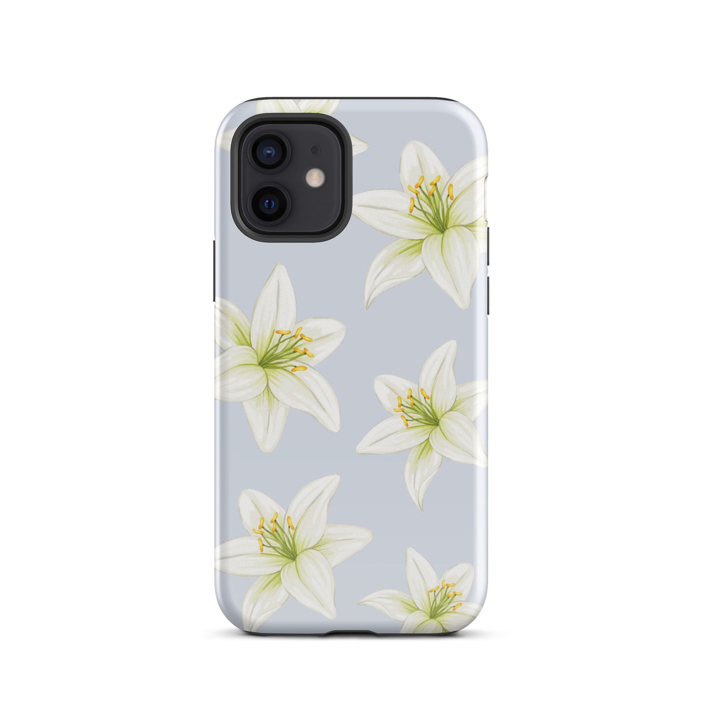 Blue Tiger Lily iPhone Case