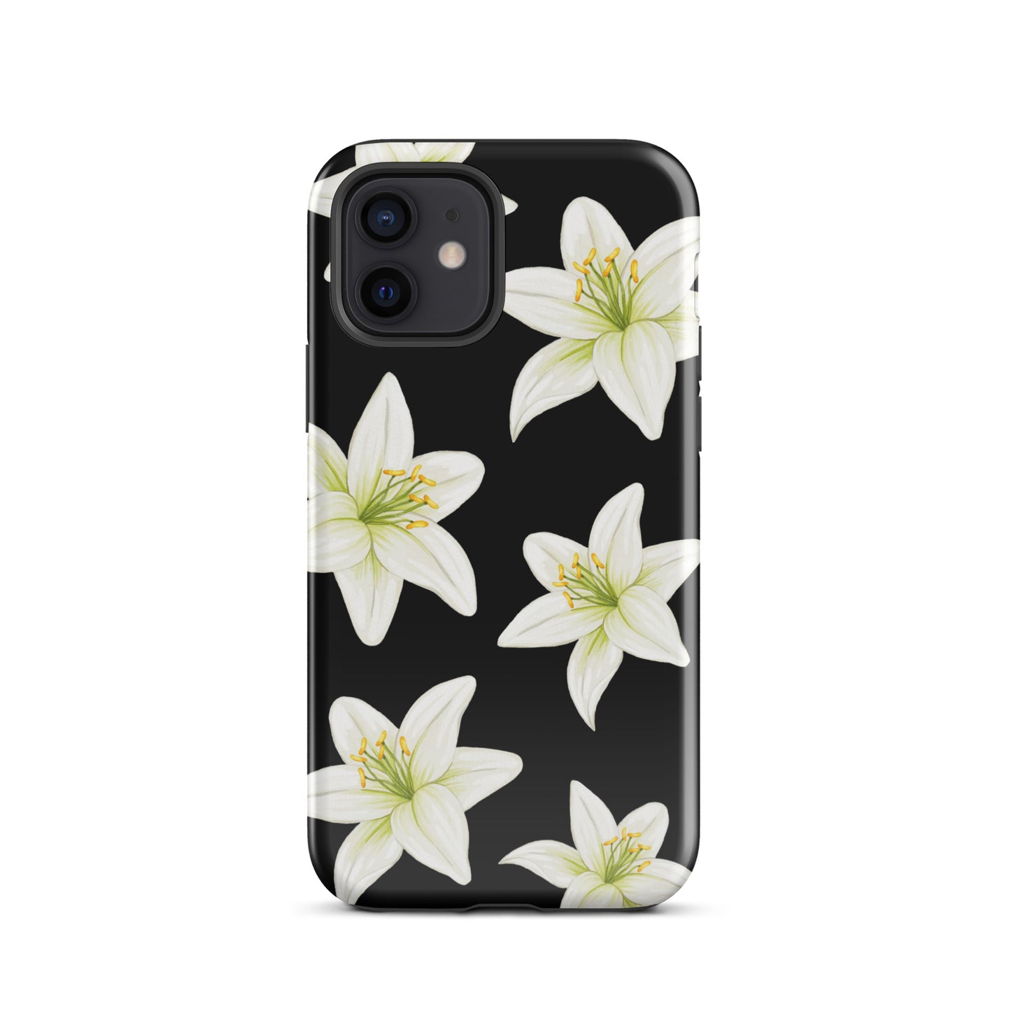 Black Tiger Lily iPhone Case