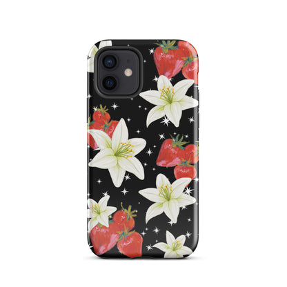 Tiger Lilies & Strawberries iPhone Case