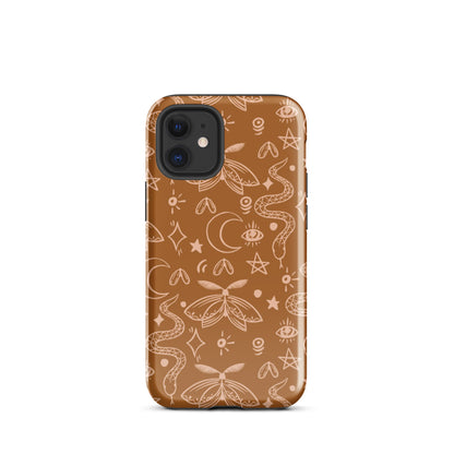 Golden Serpent iPhone Case iPhone 12 mini Glossy