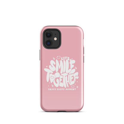 Smile Together iPhone Case iPhone 12 mini Glossy