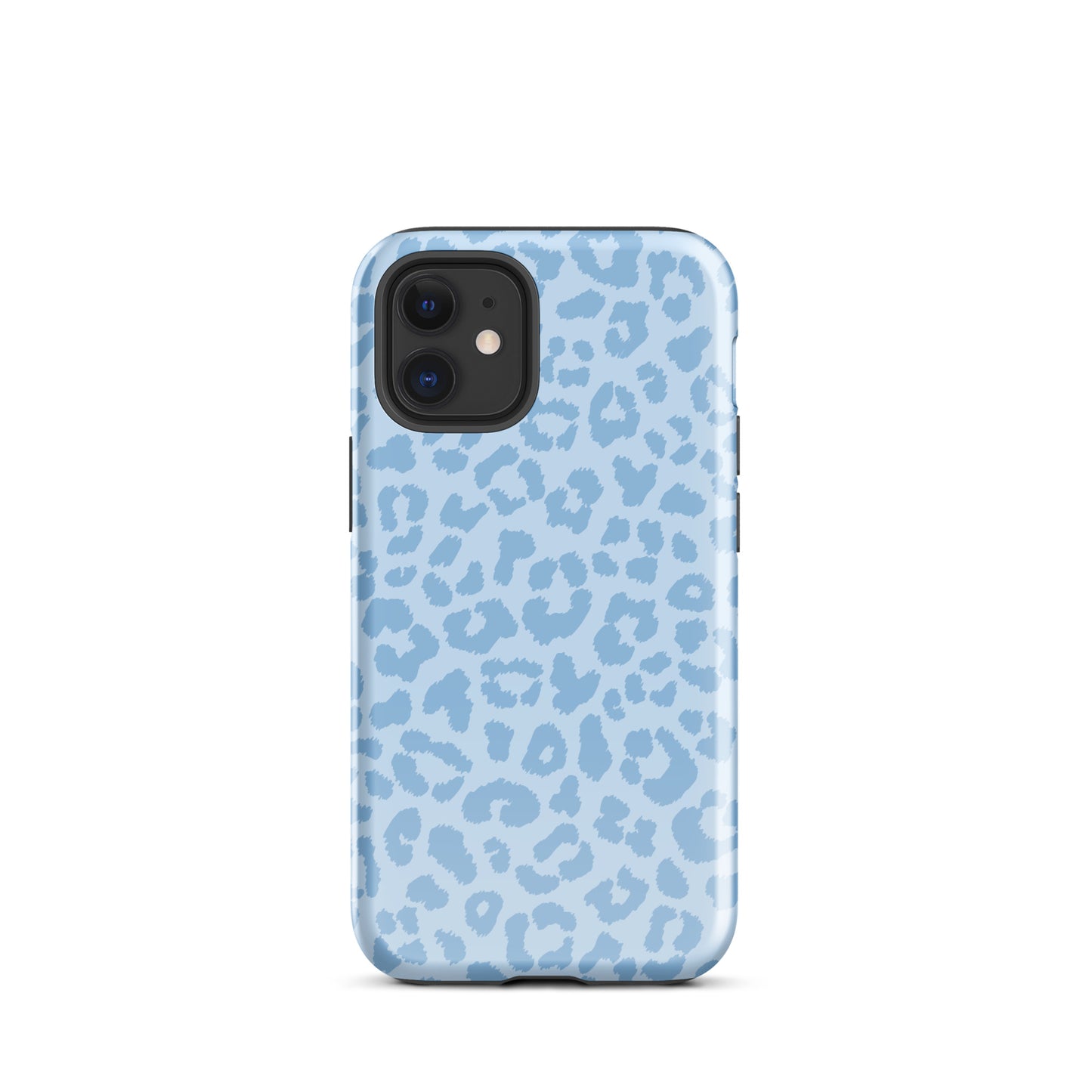 Blue Leopard iPhone Case iPhone 12 mini Glossy