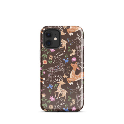 Deer Meadow iPhone Case iPhone 12 mini Glossy
