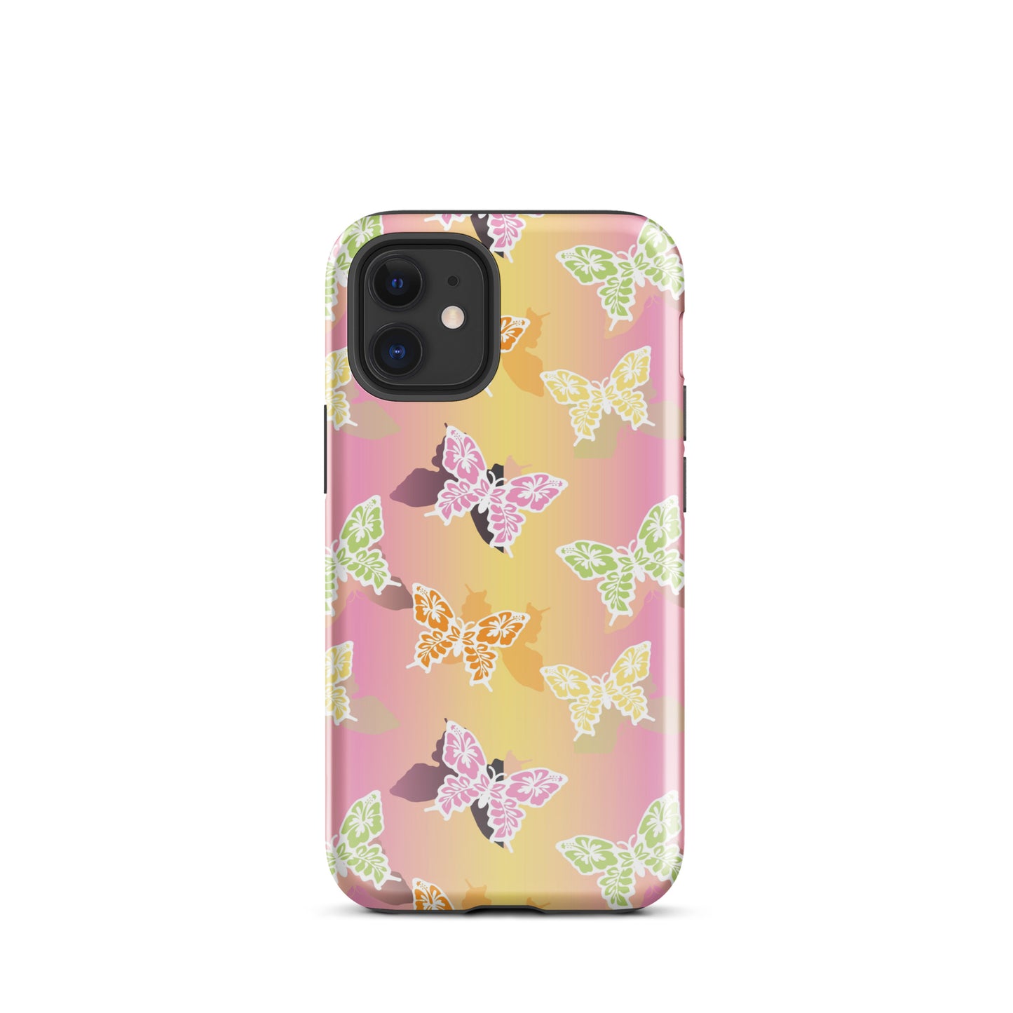 Butterfly Gradient iPhone Case Glossy iPhone 12 mini