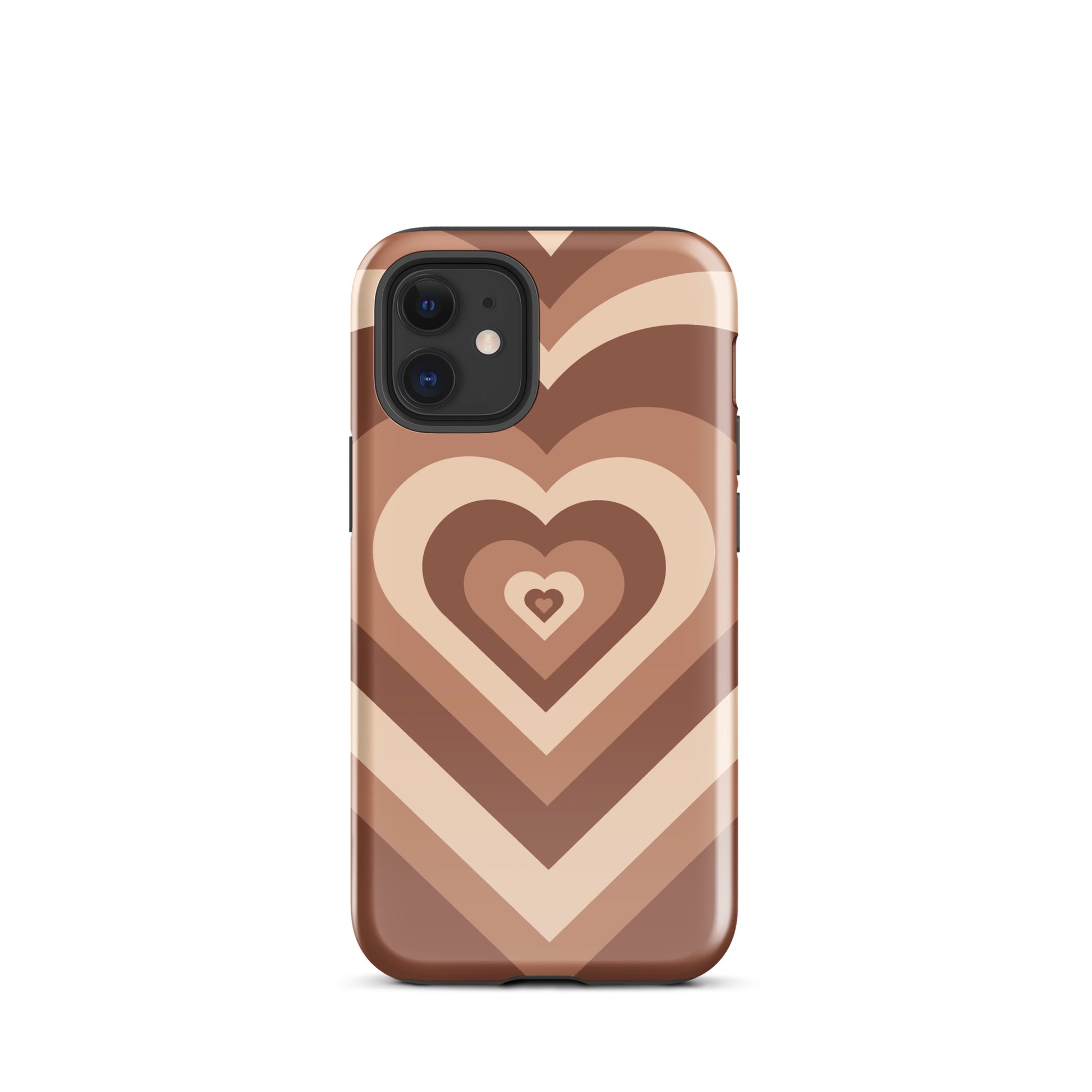 Choco Hearts iPhone Case iPhone 12 mini Glossy