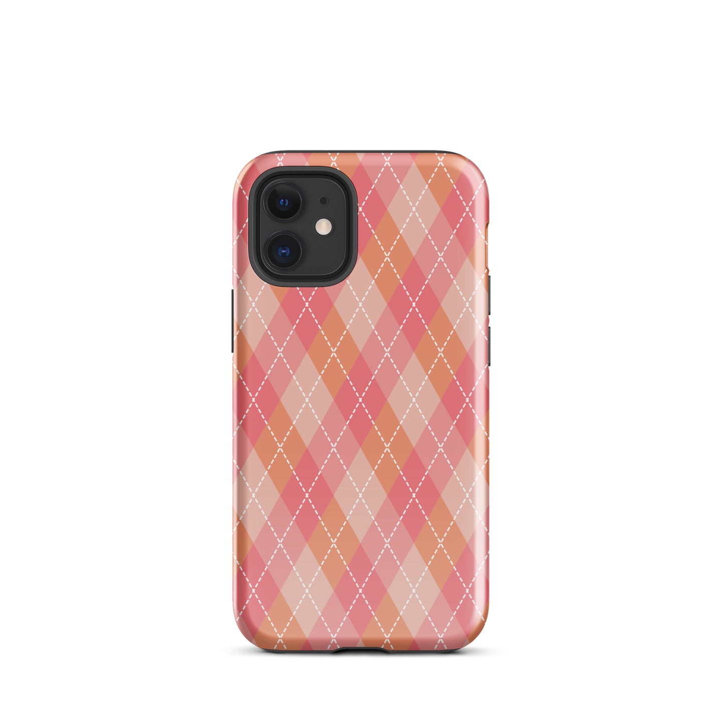 Pink Argyle iPhone Case