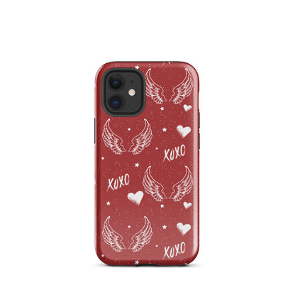 Y2K Red Angel Wings iPhone Case