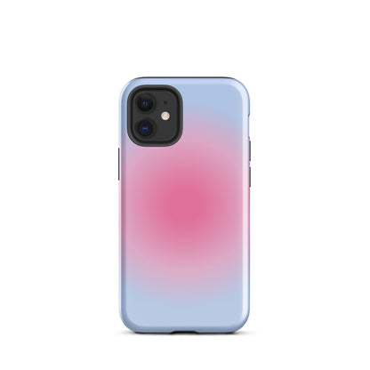 Pink & Blue Aura iPhone Case