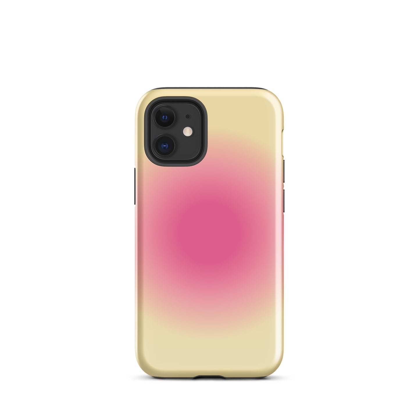 Pink & Yellow Aura iPhone Case