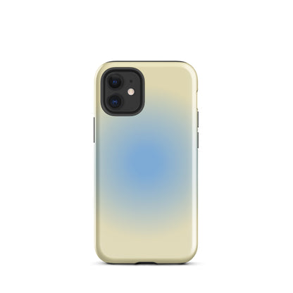 Blue & Yellow Aura iPhone Case